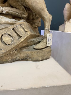 Lot 122 - A Coade stone Royal Coat of Arms