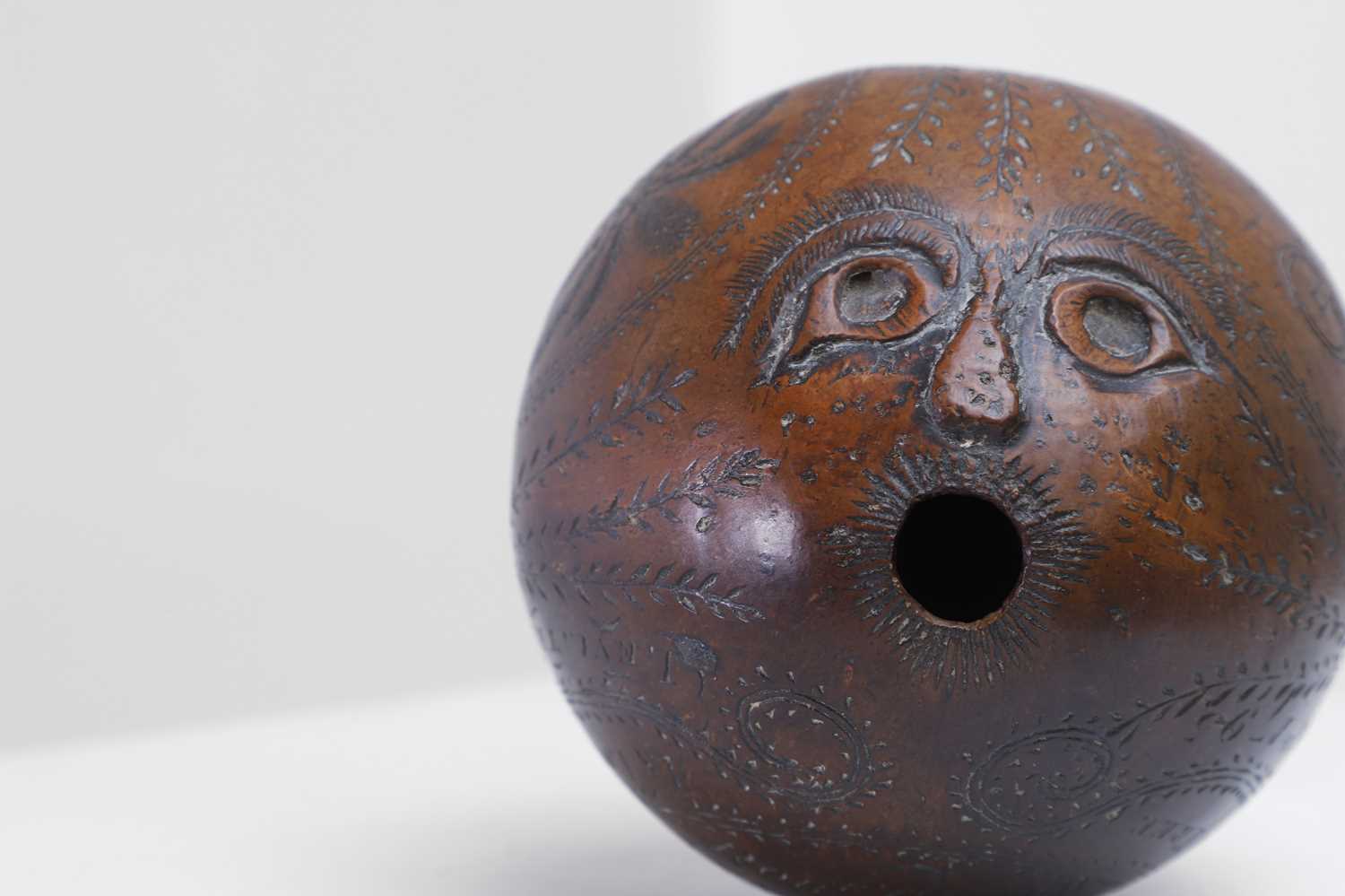 Lot 283 - A carved coconut bugbear