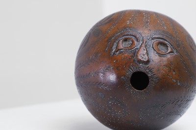 Lot 283 - A carved coconut bugbear