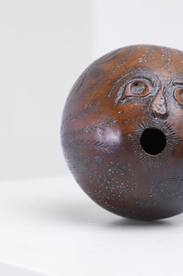 Lot 283 - A carved coconut bugbear