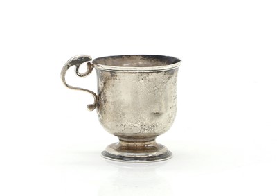 Lot 20 - A small silver punch cup