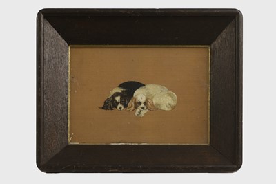 Lot 339 - A Victorian silkwork picture