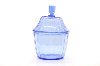 Lot 167 - A cut glass bowl and cover