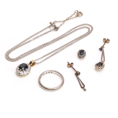 Lot 1202 - A group of gemstone set jewellery
