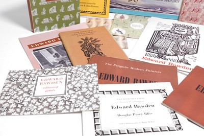 Lot 16 - A collection of books, catalogues and ephemera relating to Edward Bawden