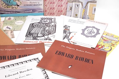 Lot 16 - A collection of books, catalogues and ephemera relating to Edward Bawden