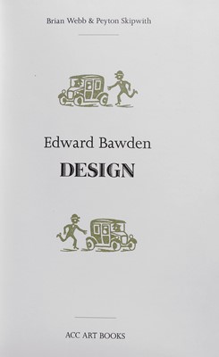 Lot 16 - A collection of books, catalogues and ephemera relating to Edward Bawden