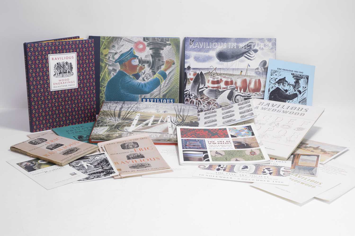 Lot 17 - A collection of books and ephemera relating to Eric Ravilious and Tirzah Garwood