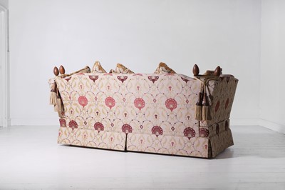 Lot 301 - A two-seater Knole sofa