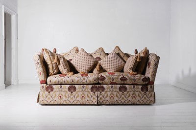 Lot A two-seater Knole sofa