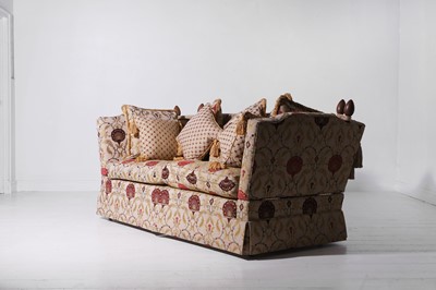 Lot 301 - A two-seater Knole sofa