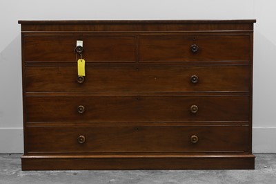 Lot 511 - A mahogany chest of drawers