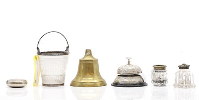 Lot 307 - Two glass inkwells