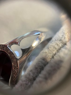 Lot 1113 - An 18ct white gold Crystal Haze ring, by Stephen Webster