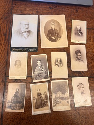 Lot 302 - A collection of carte de visite photographs relating to Agnes Bennett