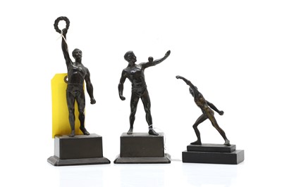 Lot 271 - Three Grand Tour type bronzes