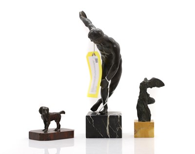 Lot 270 - A group of three Grand Tour type bronzes