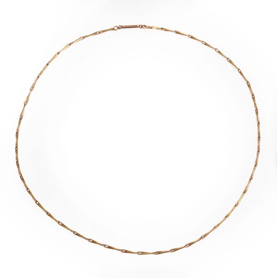 Lot 1249 - An early 20th century gold chain