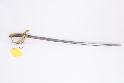 Lot 373 - A regulation Pattern 1821 light cavalry sabre