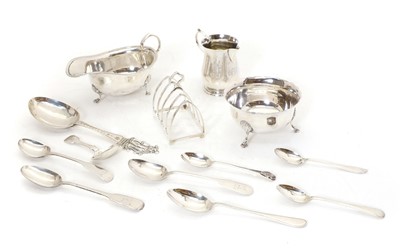 Lot 3 - A collection of silver items