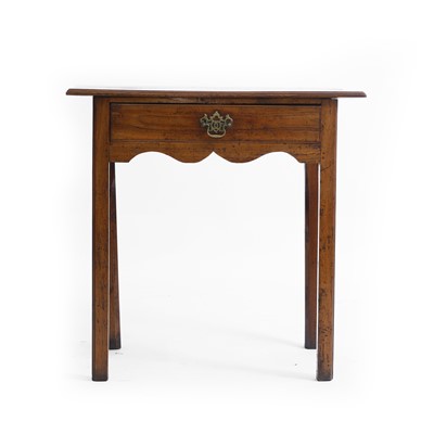 Lot 18 - A Georgian cherrywood side table