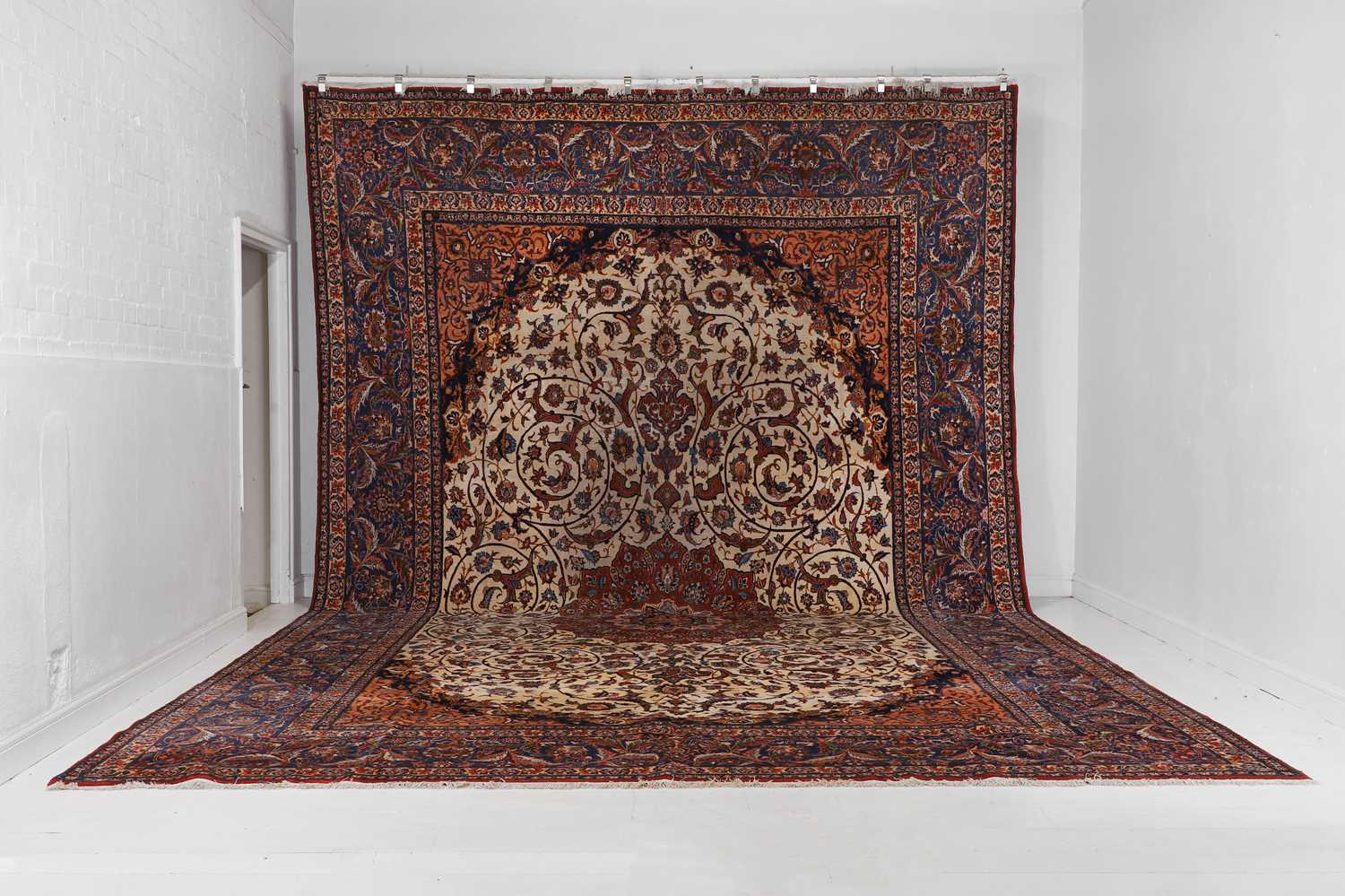 Lot 276 - A Persian wool carpet