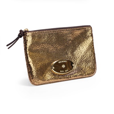 Lot 1440 - A Mulberry 'Mitzy' zip pouch