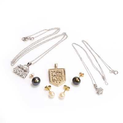 Lot 1165 - A small collection of gold jewellery