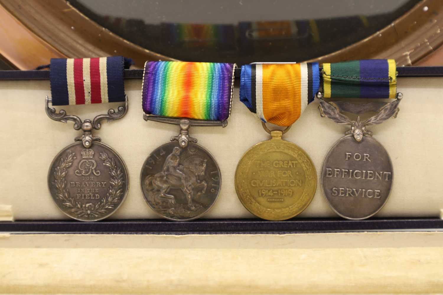 Lot 374 - Three World War One medals