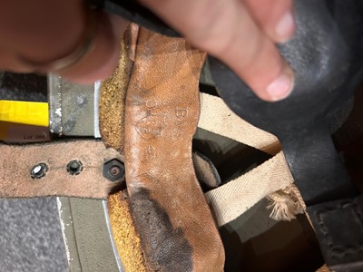 Lot 385 - British WWII 'MKII' paratroopers' helmet