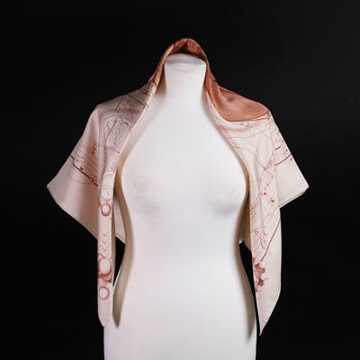 Lot 1431 - A Hermès 'La Musique des Sphères' silk scarf