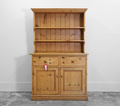 Lot 509 - A small pine kitchen dresser