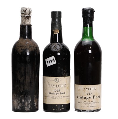 Lot 89 - Taylors, Vintage Port, a selection