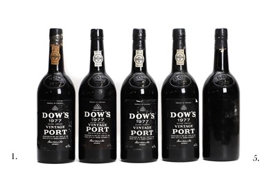 Lot 73 - Dows, Vintage Port, 1977