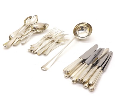 Lot 5 - A collection of silver flatware