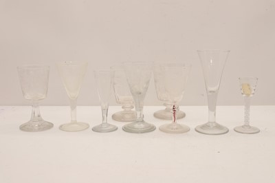 Lot 158 - A collection of table glass