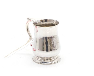 Lot 16 - A silver Christening mug