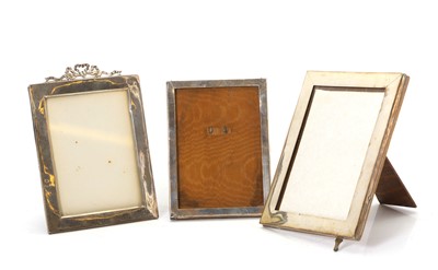 Lot 15 - Three silver-mounted photograph frames