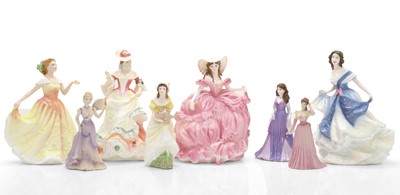 Lot 110 - A Coalport Literary Heroes 'Rebecca' porcelain figure