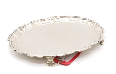 Lot 2 - A silver salver