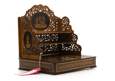 Lot 312 - A Sorrento ware letter rack