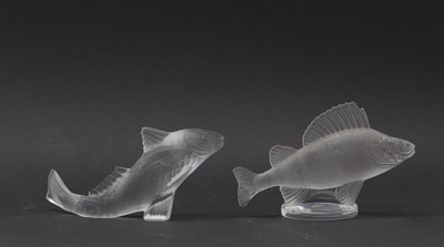 Lot 153 - Two glass fish