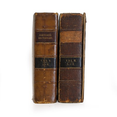 Lot 74 - 'A Dictionary of the English Language in which the Words are Deduced from their Originals'