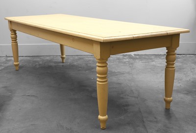 Lot 513 - A white painted farmhouse table
