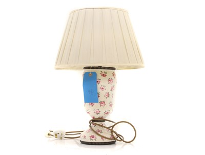Lot 472 - A ceramic table lamp