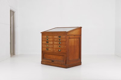 Lot 298 - A late Victorian mahogany artist’s cabinet