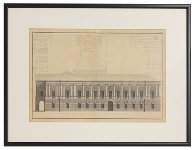 Lot 21 - Elevation of Palazzo Thiene, Vincenza, by Palladio