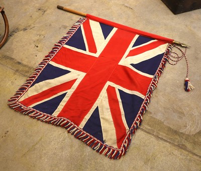 Lot 378 - A Union Jack ceremonial flag