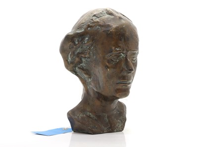 Lot 257 - A bronze bust