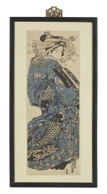 Lot 55 - Keisai Eisen (Japanese, 1790-1848)